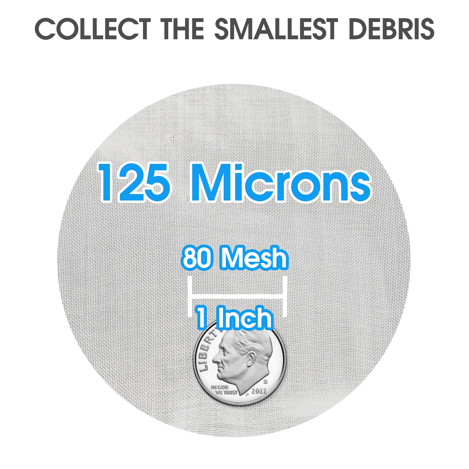 17.5'' Ultra Fine Mesh Pool Skimmer Net Rake for Sand Silt Pollen Debris - Super Extra Fine Nylon Cleaning Pool Net for Above Ground & In-ground Swimming Pools