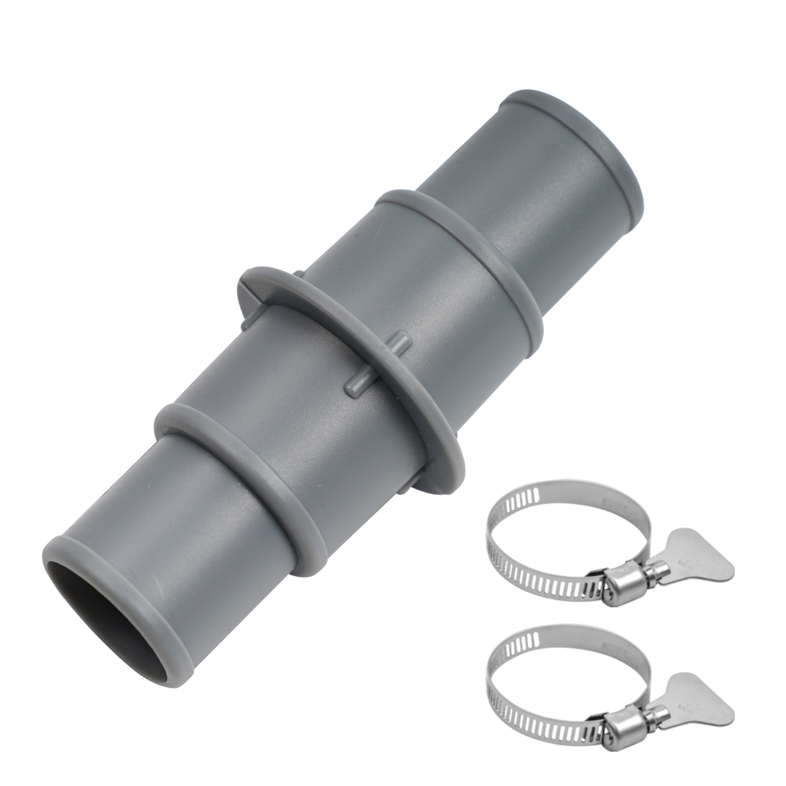 Pool Hose Adapter Connector Coupling 1-1/4" or 1-1/2" Plastic Pool Vacuum Hose Adapter for Swimming Pool Vacuums, Cleaners or Filter Pump Hoses