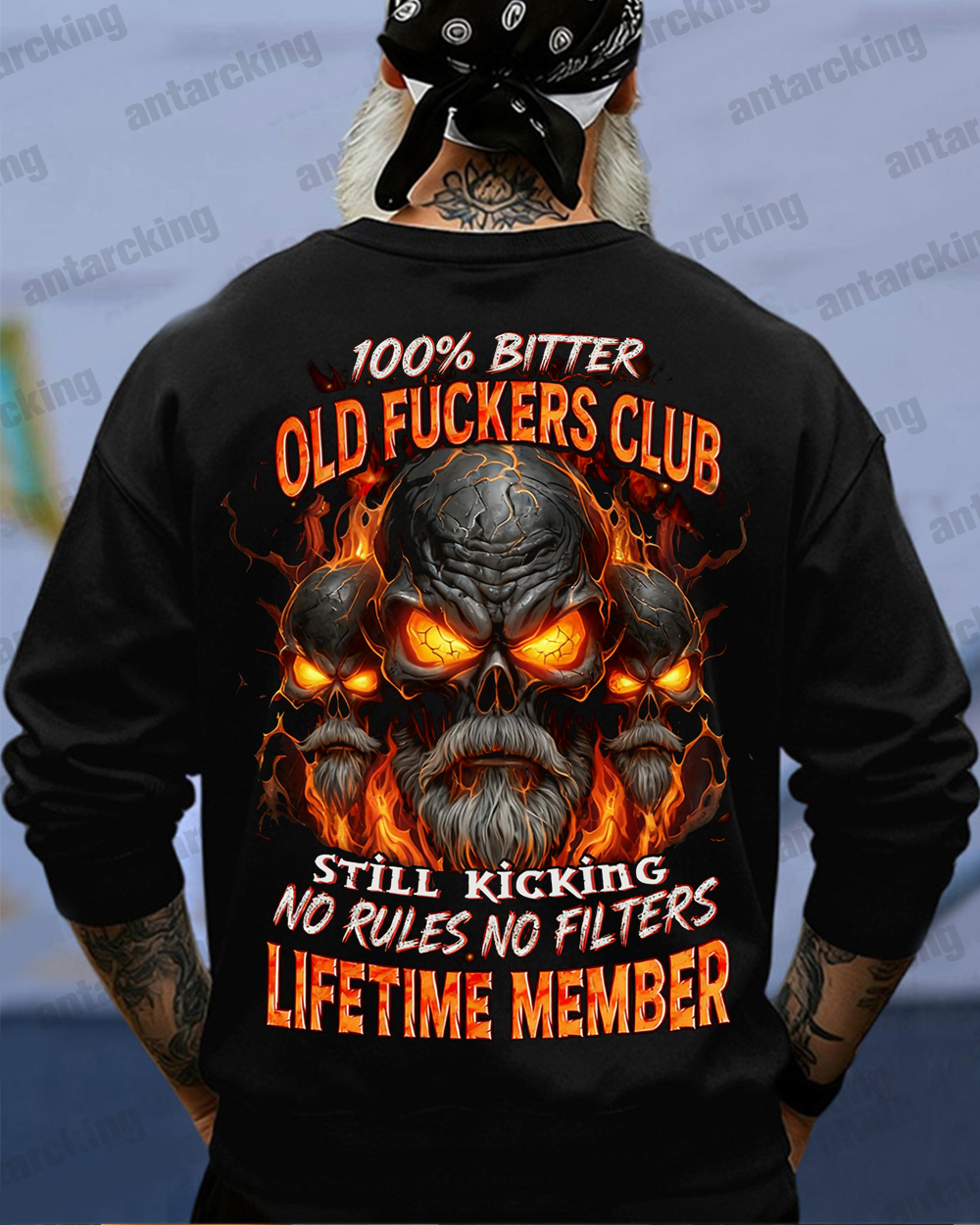 100% Bitter Old F*ckers Club Custom Year Sweatshirt/T-shirt/Hoodie