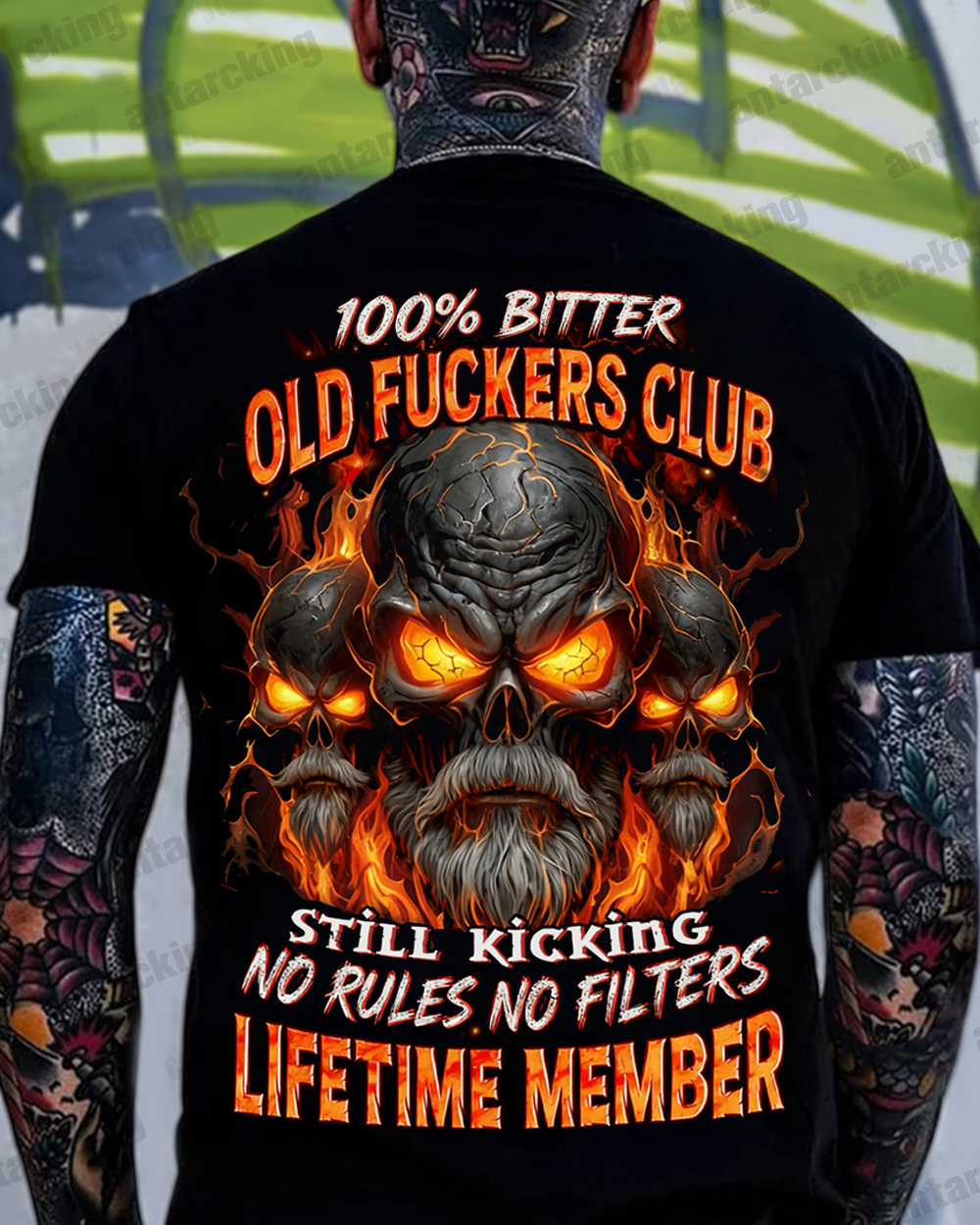 100% Bitter Old F*ckers Club Custom Year Sweatshirt/T-shirt/Hoodie