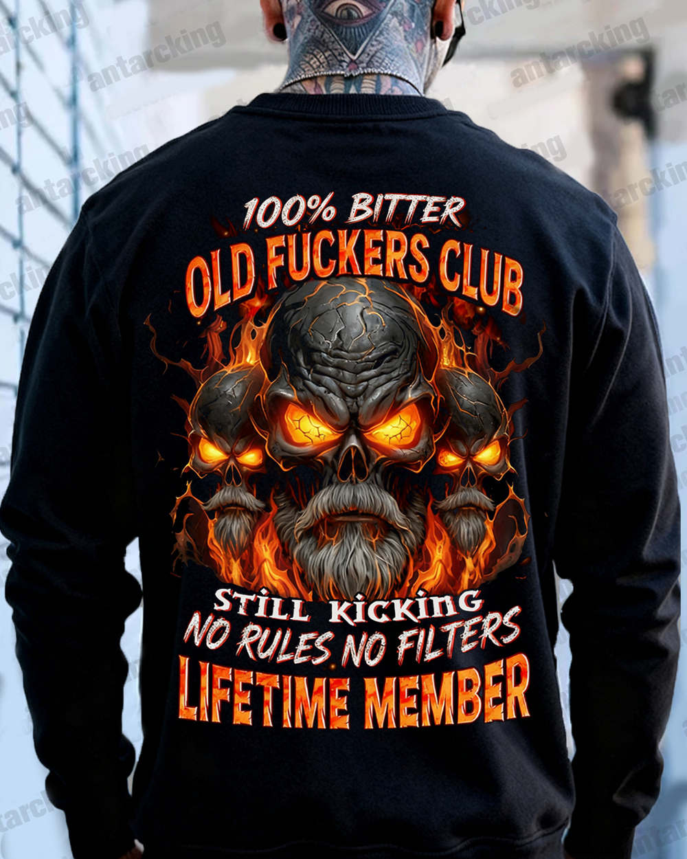 100% Bitter Old F*ckers Club Custom Year Sweatshirt/T-shirt/Hoodie
