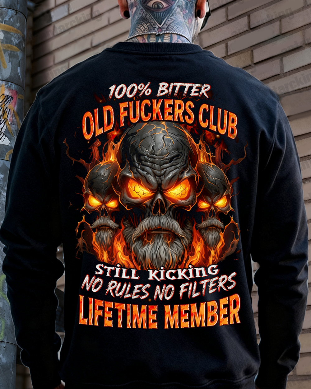100% Bitter Old F*ckers Club Custom Year Sweatshirt/T-shirt/Hoodie