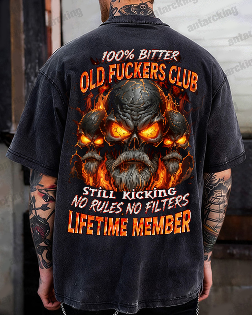 100% Bitter Old F*ckers Club Custom Year Sweatshirt/T-shirt/Hoodie