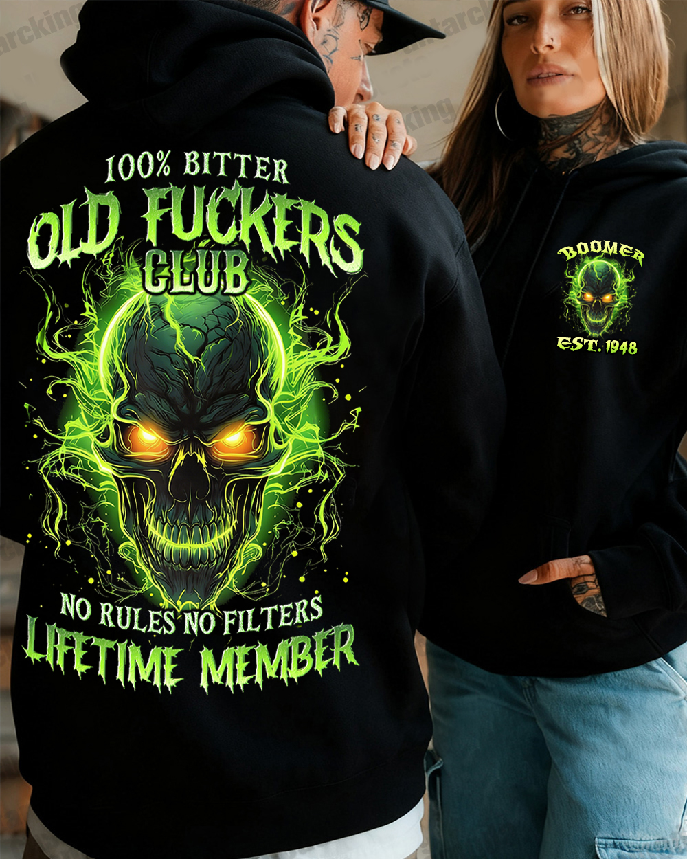 Old F*ckers Club Lifetime Member Custom Year Gen X ,Boomer Sweatshirt/T-shirt/Hoodie