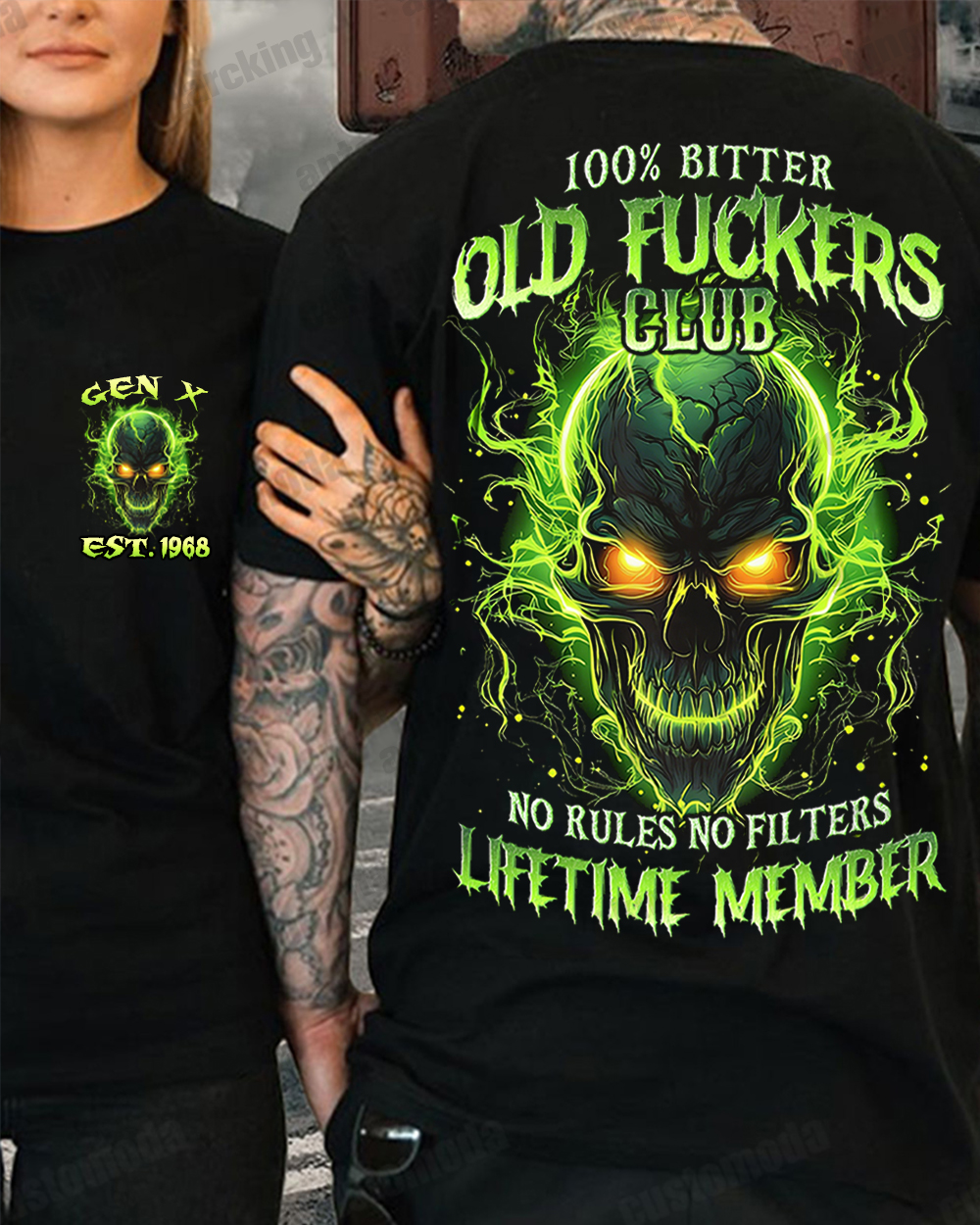 Old F*ckers Club Lifetime Member Custom Year Gen X ,Boomer Sweatshirt/T-shirt/Hoodie