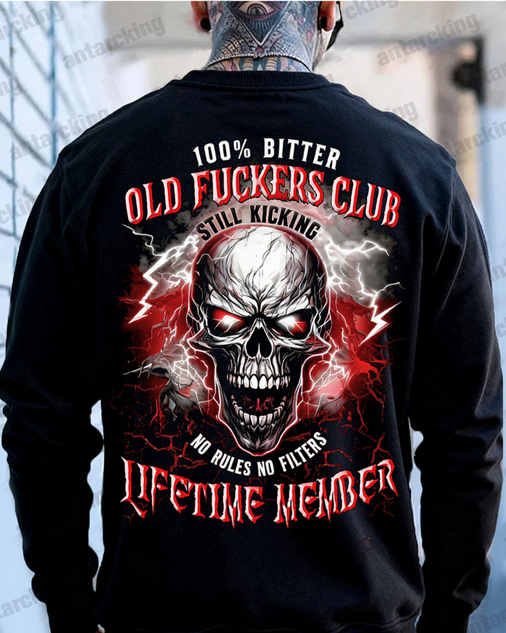 100% Bitter Old Fuckers Club Custom Year Gen X ,Boomer Sweatshirt/T-shirt/Hoodie