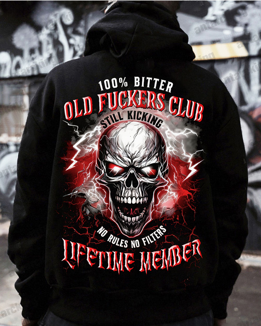 100% Bitter Old Fuckers Club Custom Year Gen X ,Boomer Sweatshirt/T-shirt/Hoodie