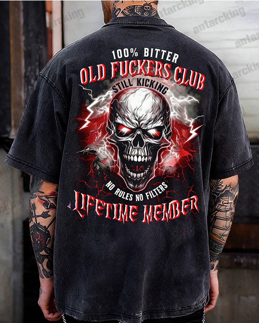 100% Bitter Old Fuckers Club Custom Year Gen X ,Boomer Sweatshirt/T-shirt/Hoodie
