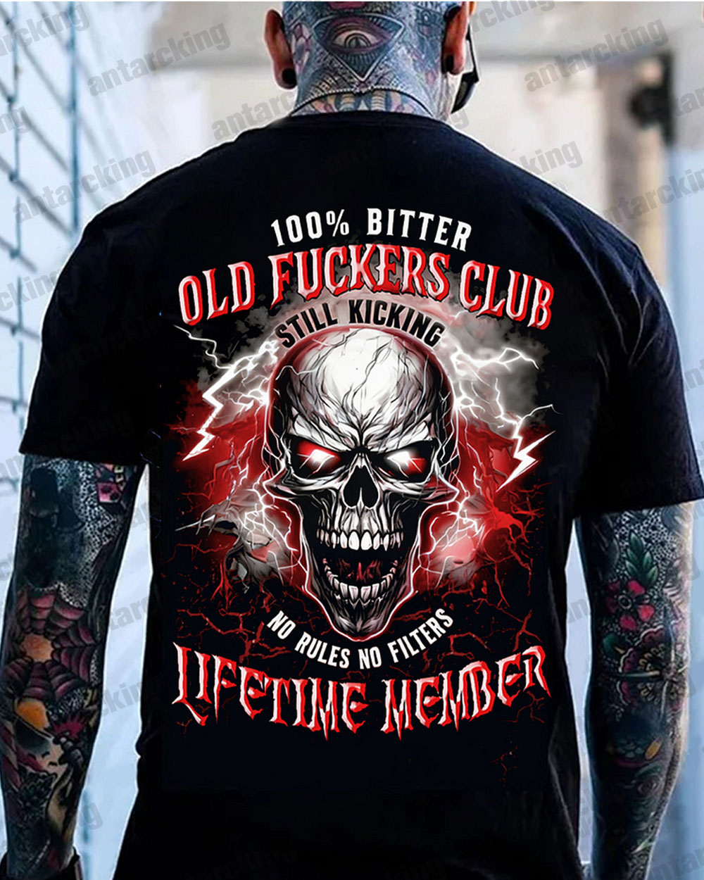 100% Bitter Old Fuckers Club Custom Year Gen X ,Boomer Sweatshirt/T-shirt/Hoodie