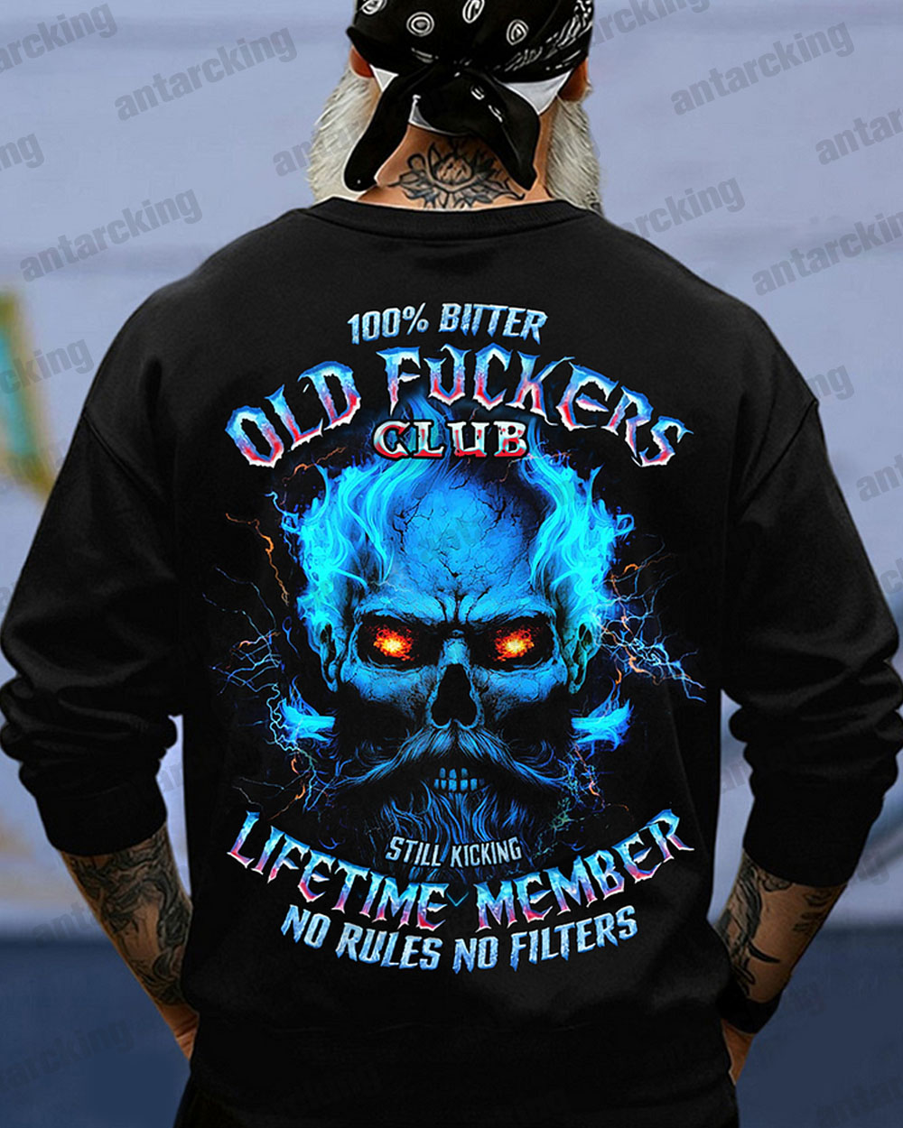 100% Bitter Old Fuckers Club Custom Year Gen X ,Boomer Sweatshirt/T-shirt/Hoodie