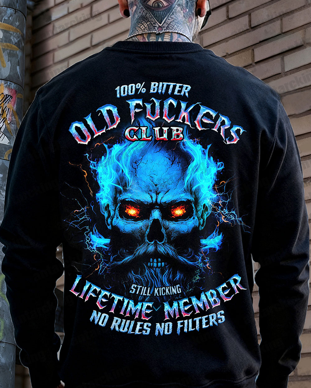 100% Bitter Old Fuckers Club Custom Year Gen X ,Boomer Sweatshirt/T-shirt/Hoodie