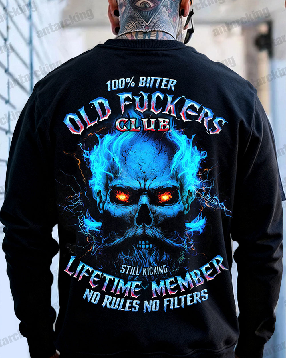 100% Bitter Old Fuckers Club Custom Year Gen X ,Boomer Sweatshirt/T-shirt/Hoodie