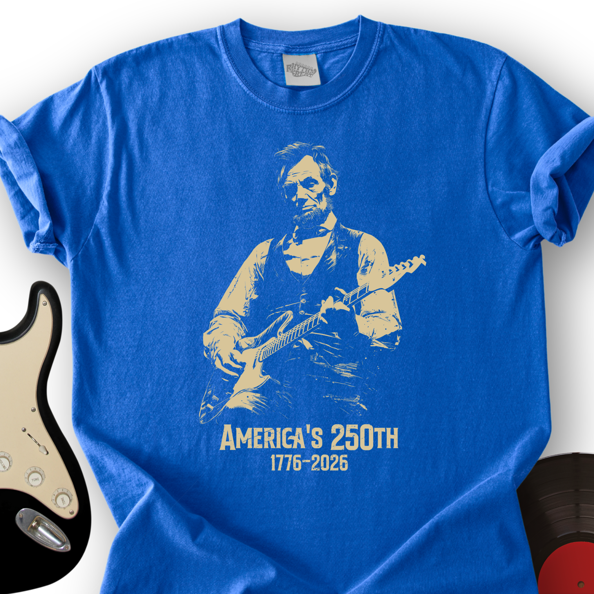 Lincoln Rock Guitar Graphic Tee