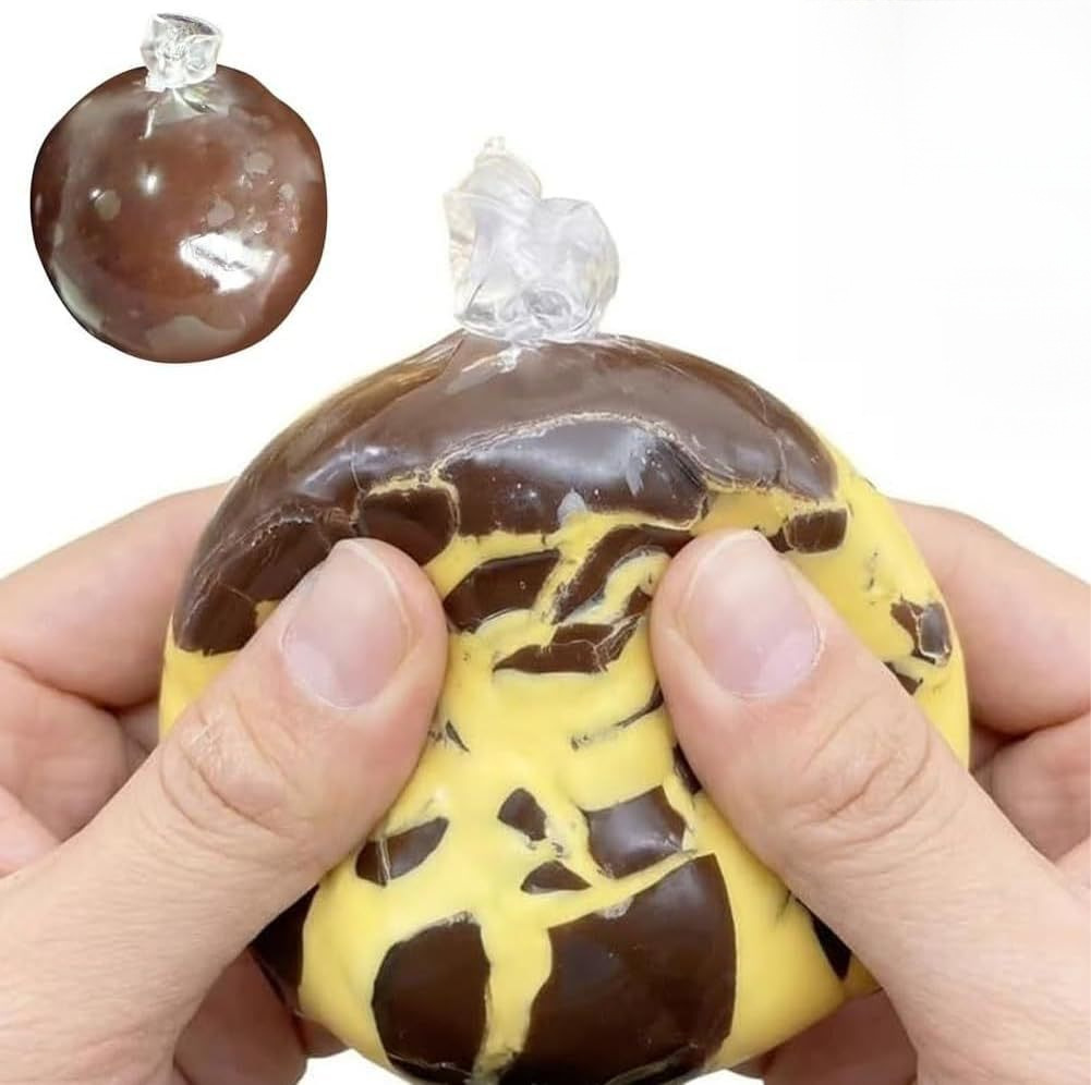 Crunchy Chocolate squishy Handmade Ball✨