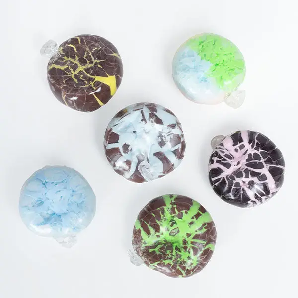 Crunchy Chocolate squishy Handmade Ball✨