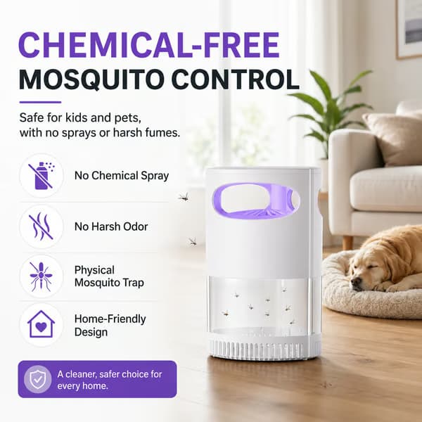  UV Mosquito Killer Lamp – quiet, USB, chemical-free. 50K+ sold!