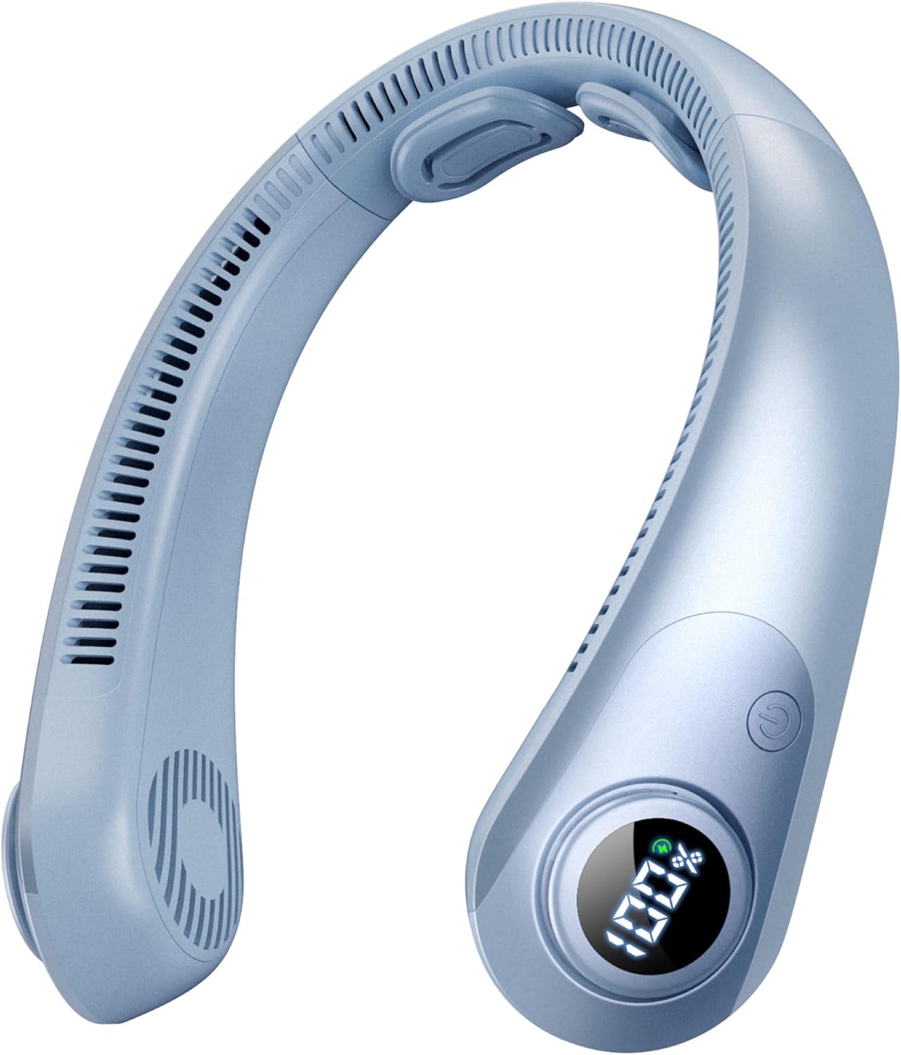 Portable Neck Fan Hands-Free Personal Cooling Fan with 3 Speeds & 360° Airflow for Home Travel