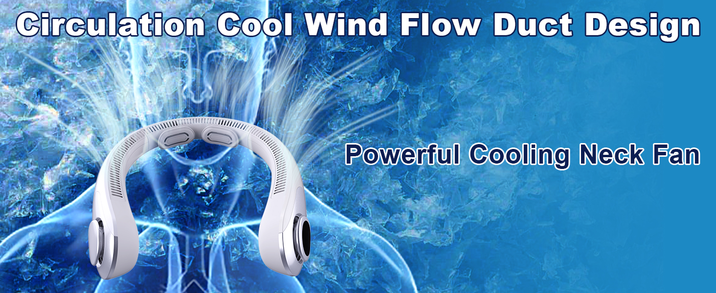 Rechargeable Neck Fan
