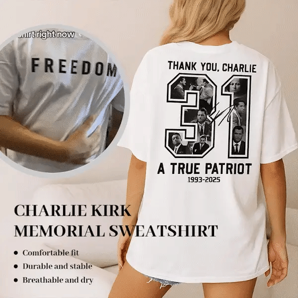 👕Charlie Kirk Memorial Sweatshirt