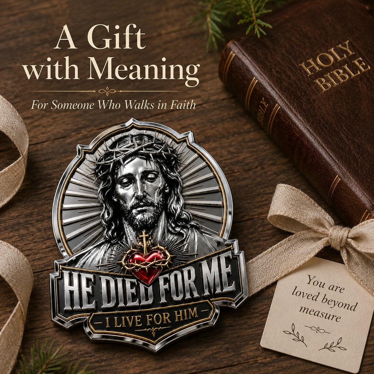 🔥Last Day 49% OFF🔥 - He Died For Me Emblem