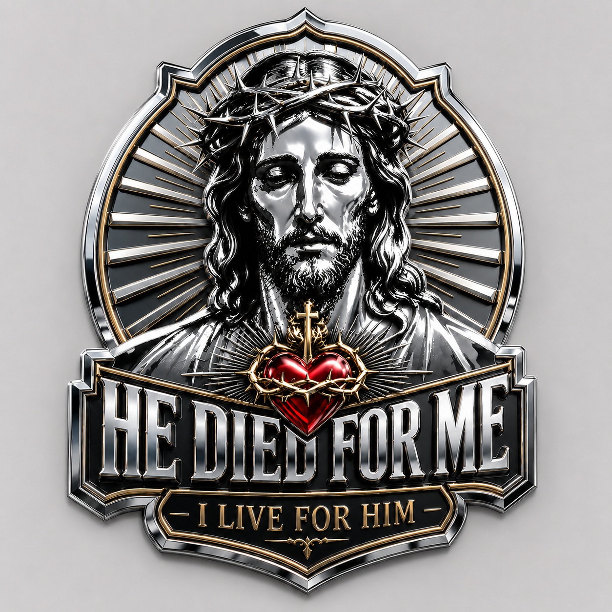 🔥Last Day 49% OFF🔥 - He Died For Me Emblem