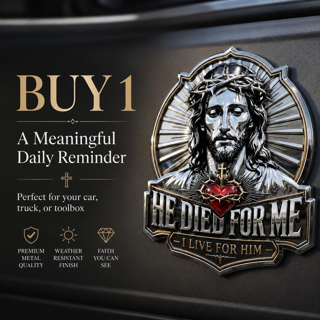 🔥Last Day 49% OFF🔥 - He Died For Me Emblem