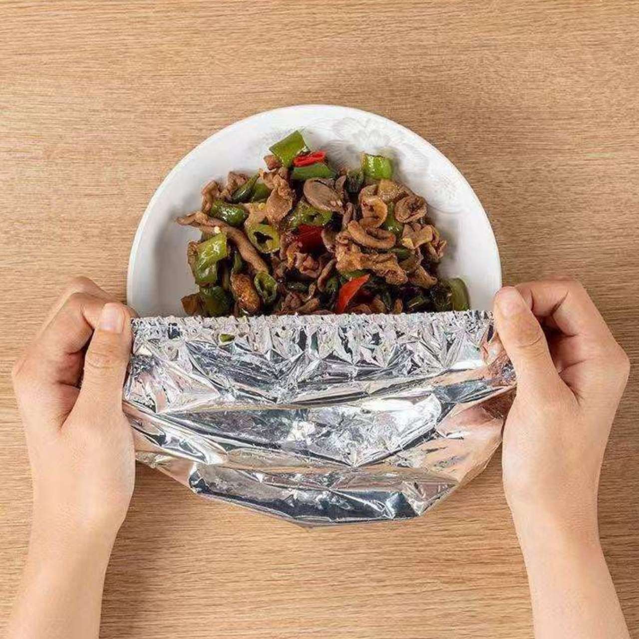 FoilCovers Reusable Food Foil Lids – Pack of 50