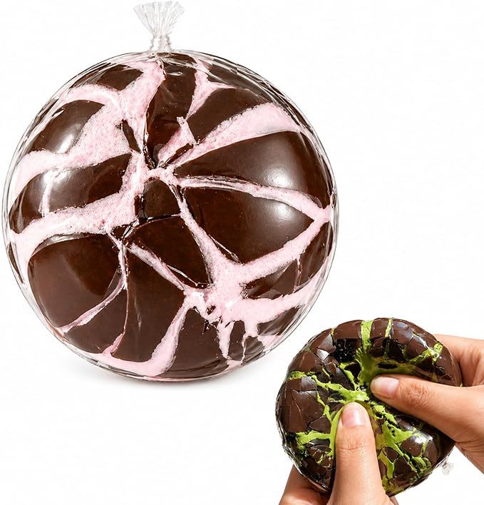 Crunchy Chocolate squishy Handmade Ball✨