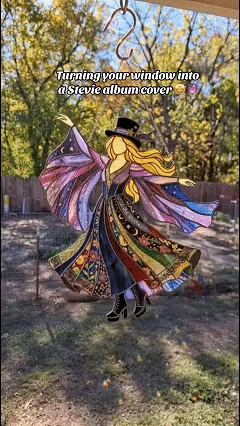 💃 Rock Goddess Stevie 🤘 Handmade Spinning Suncatcher - A (⏰17 in stock) / 💃Buy 1