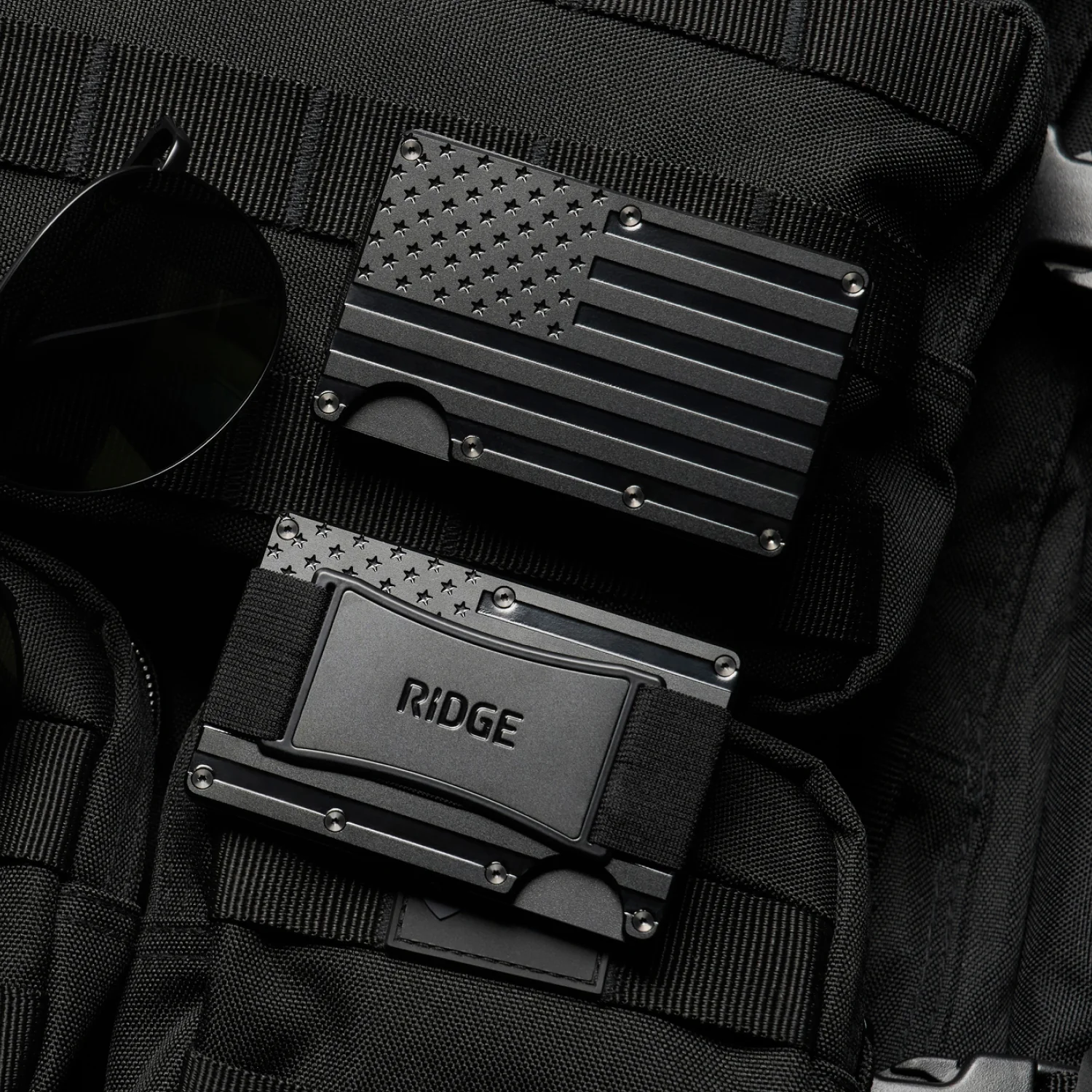 Ridge Wallet - Stars & Stripes - Stealth