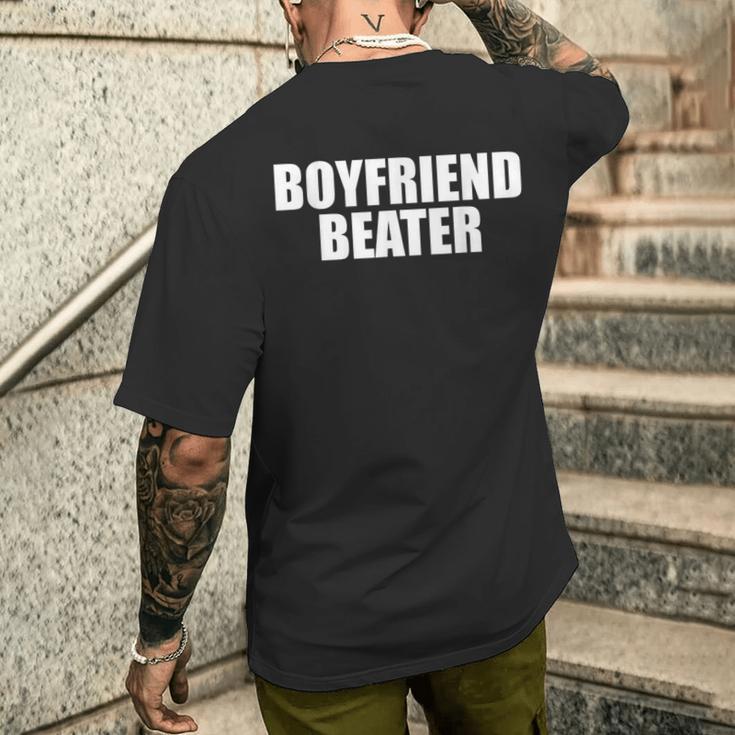 Boyfriend Beater Girlfriend Men's T-shirt Back Print