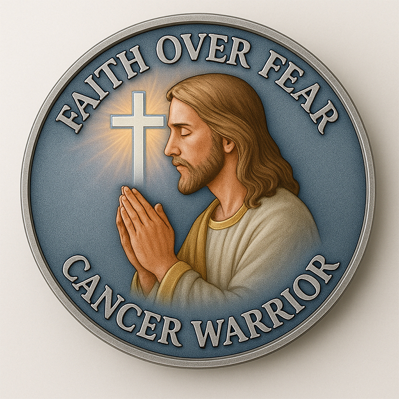 Cancer Warrior Prayer Coin🙏