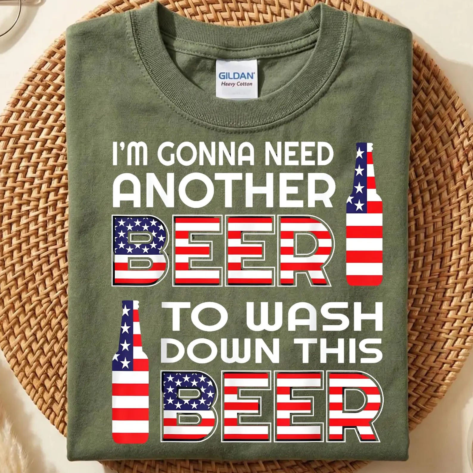 I'm Gonna Need Another Beer To Wash Down This Beer Shirt, Funny USA Tee, America 250th Anniversary Patriotic T-Shirt
