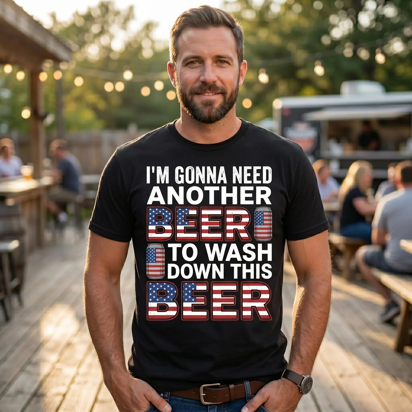 I'm Gonna Need Another Beer To Wash Down This Beer Shirt, Funny USA Tee, America 250th Anniversary Patriotic T-Shirt