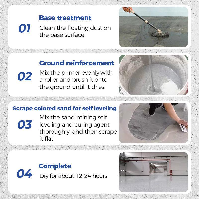 🔥Limited time half price🔥High-Gloss Marble Effect Epoxy Floor Coating - clarioy