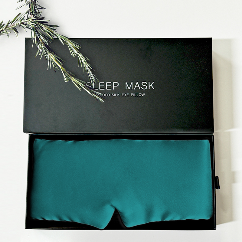22 Momme 100% Reine Seide Verstellbare Augenmaske Mit Bändern