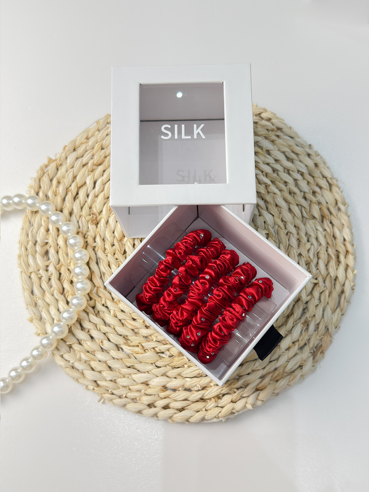 Seiden-Haargummis 5er Set – 22Momme Maulbeerseide | TOWNSSILK