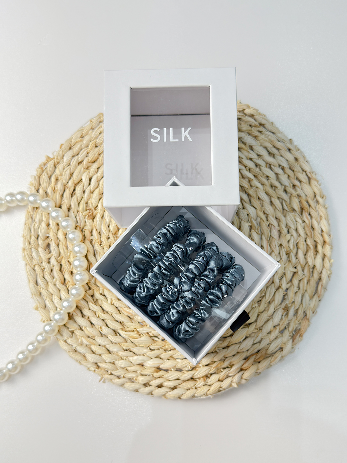 Seiden-Haargummis 5er Set – 22Momme Maulbeerseide | TOWNSSILK