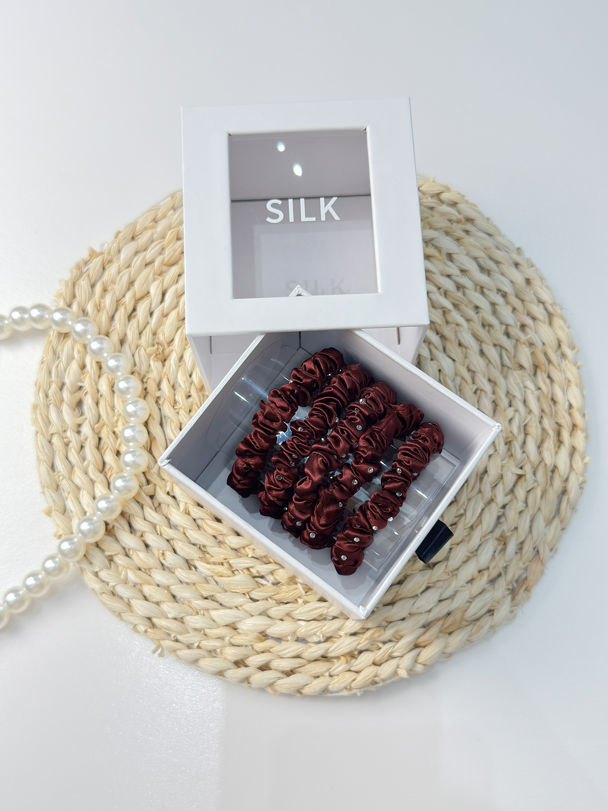 Seiden-Haargummis 5er Set – 22Momme Maulbeerseide | TOWNSSILK