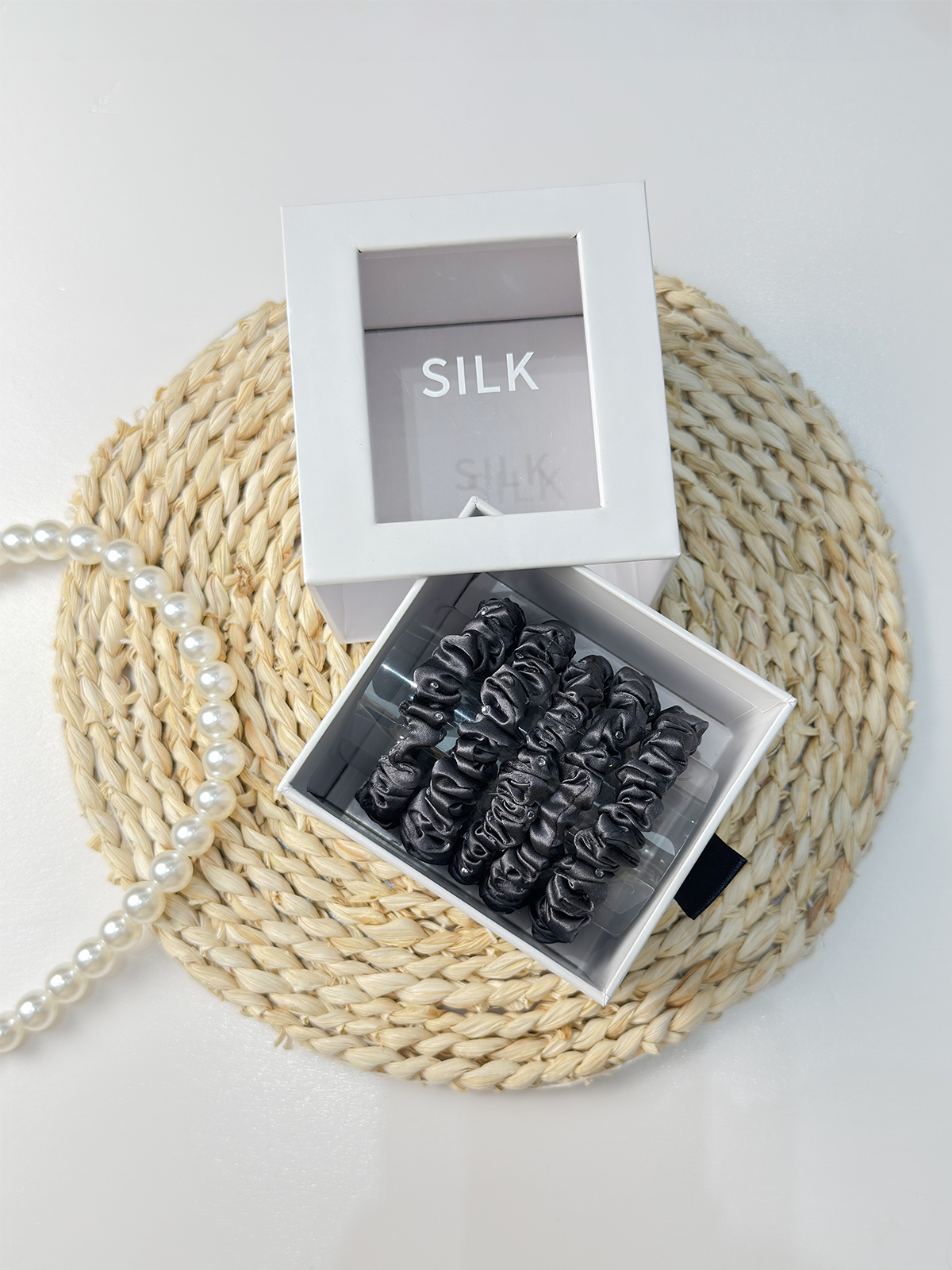 Seiden-Haargummis 5er Set – 22Momme Maulbeerseide | TOWNSSILK