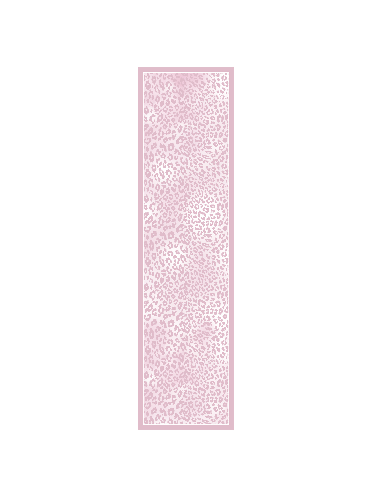 12 Momme Seidenschal – Leopardenmuster (175x45cm)