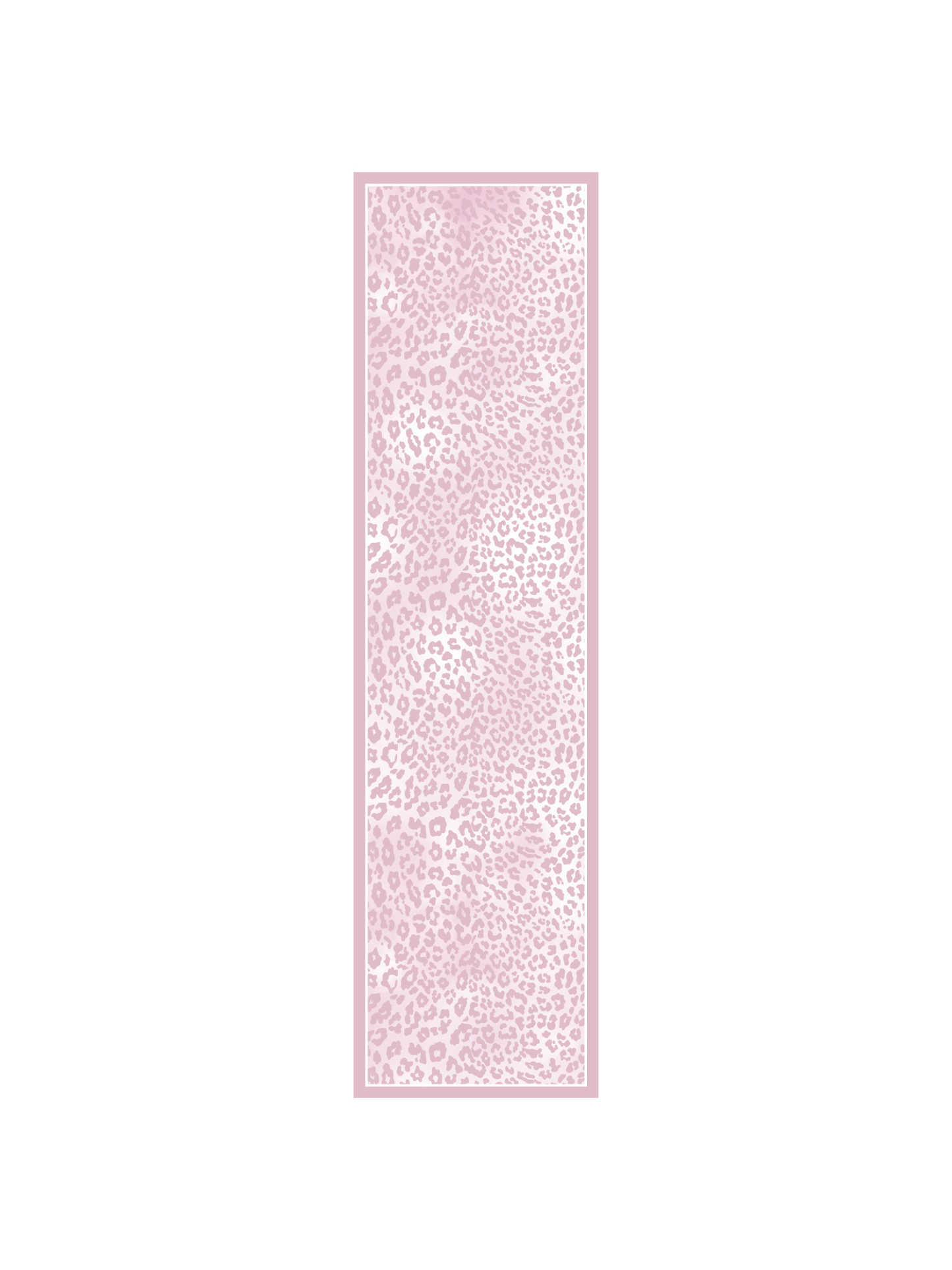 12 Momme Seidenschal – Leopardenmuster (175x45cm)