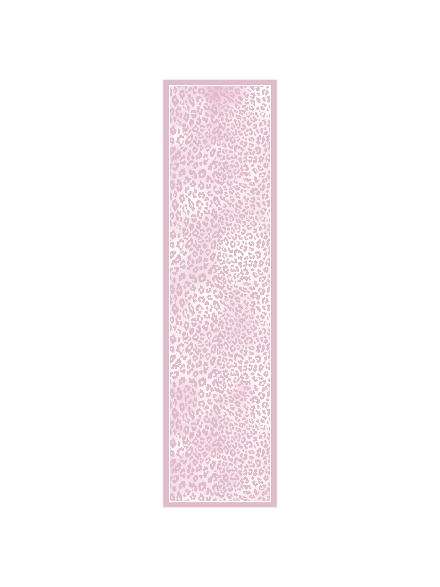 12 Momme Seidenschal – Leopardenmuster (175x45cm)