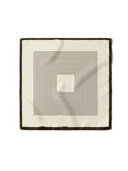 14Momme Seidenkrepp-Schal, quadratisch