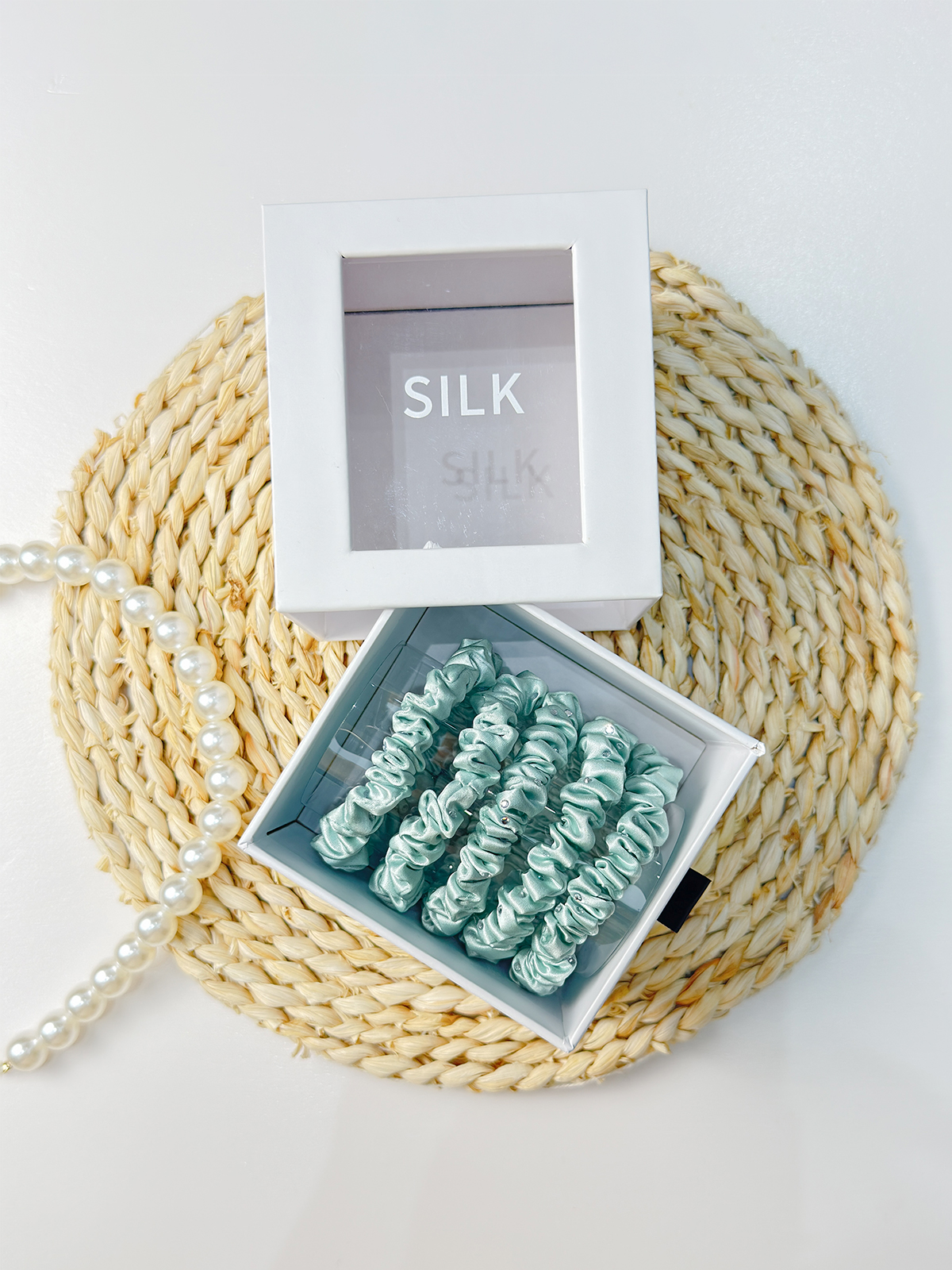 Seiden-Haargummis 5er Set – 22Momme Maulbeerseide | TOWNSSILK