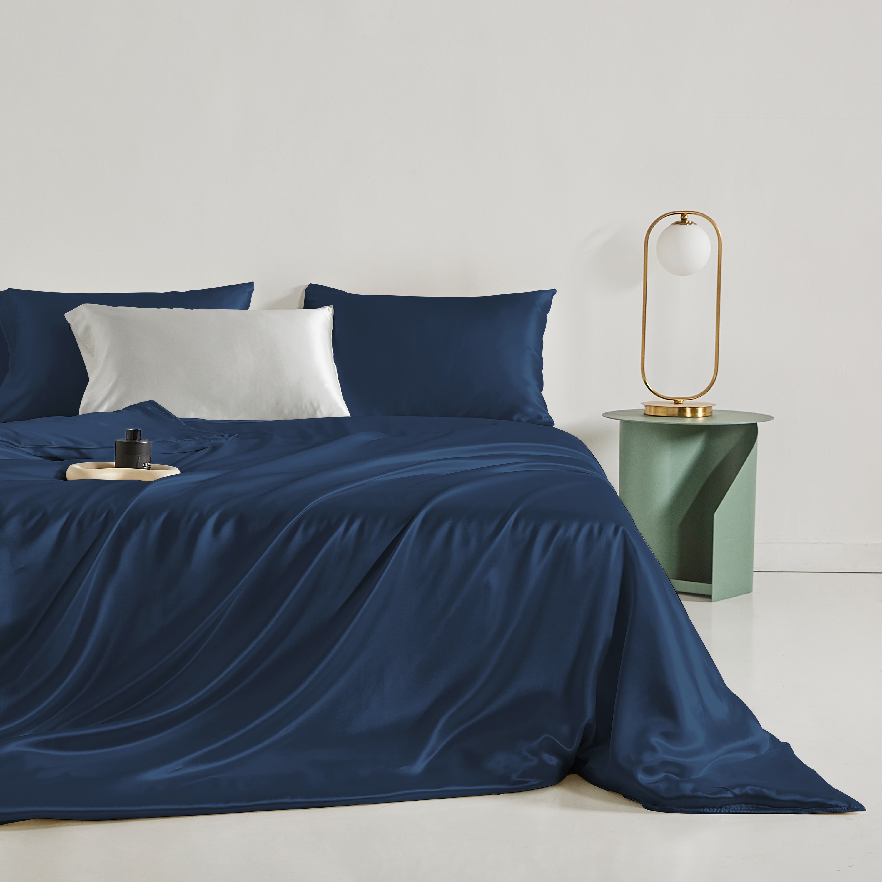 100% Mulberry Silk Bedding Set Queen King Duvet Cover Flat Sheet Pillowcase Bed Set Fitted Sheet 22 Momme