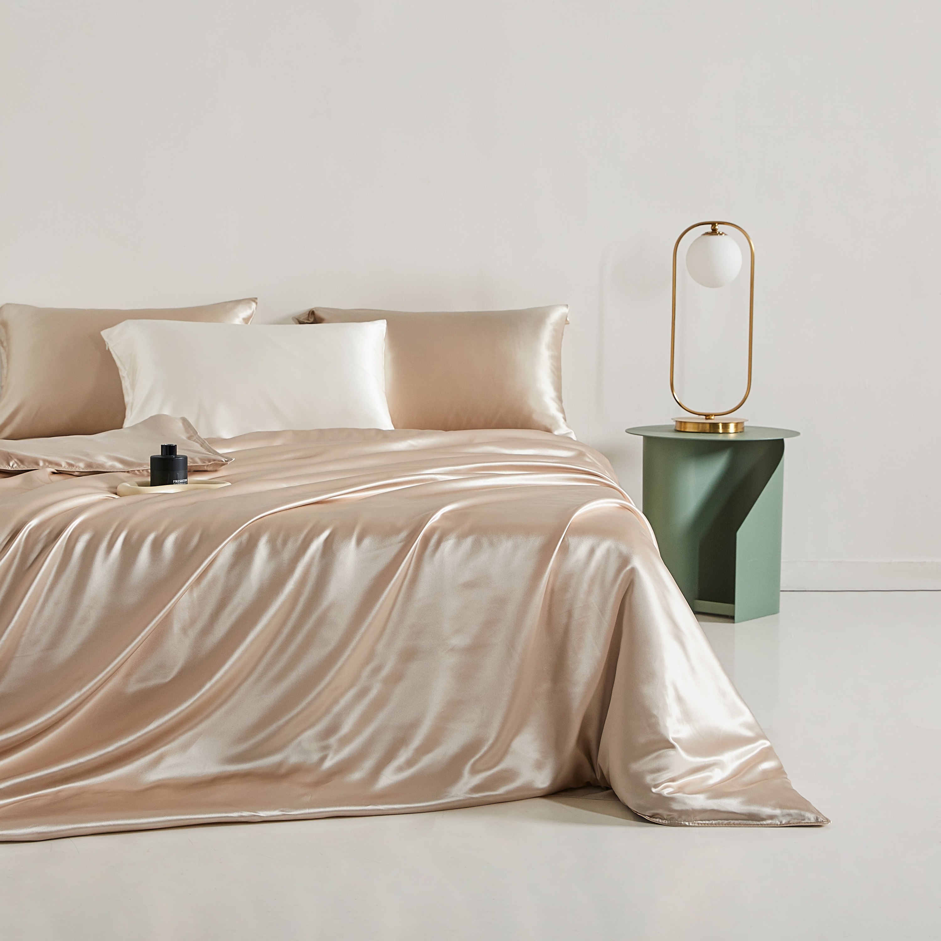 100% Mulberry Silk Bedding Set Queen King Duvet Cover Flat Sheet Pillowcase Bed Set Fitted Sheet 22 Momme