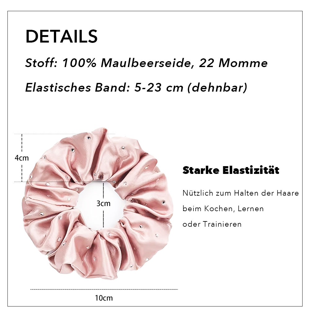 ربطات شعر حريرية &ndash; لمعة ستراس