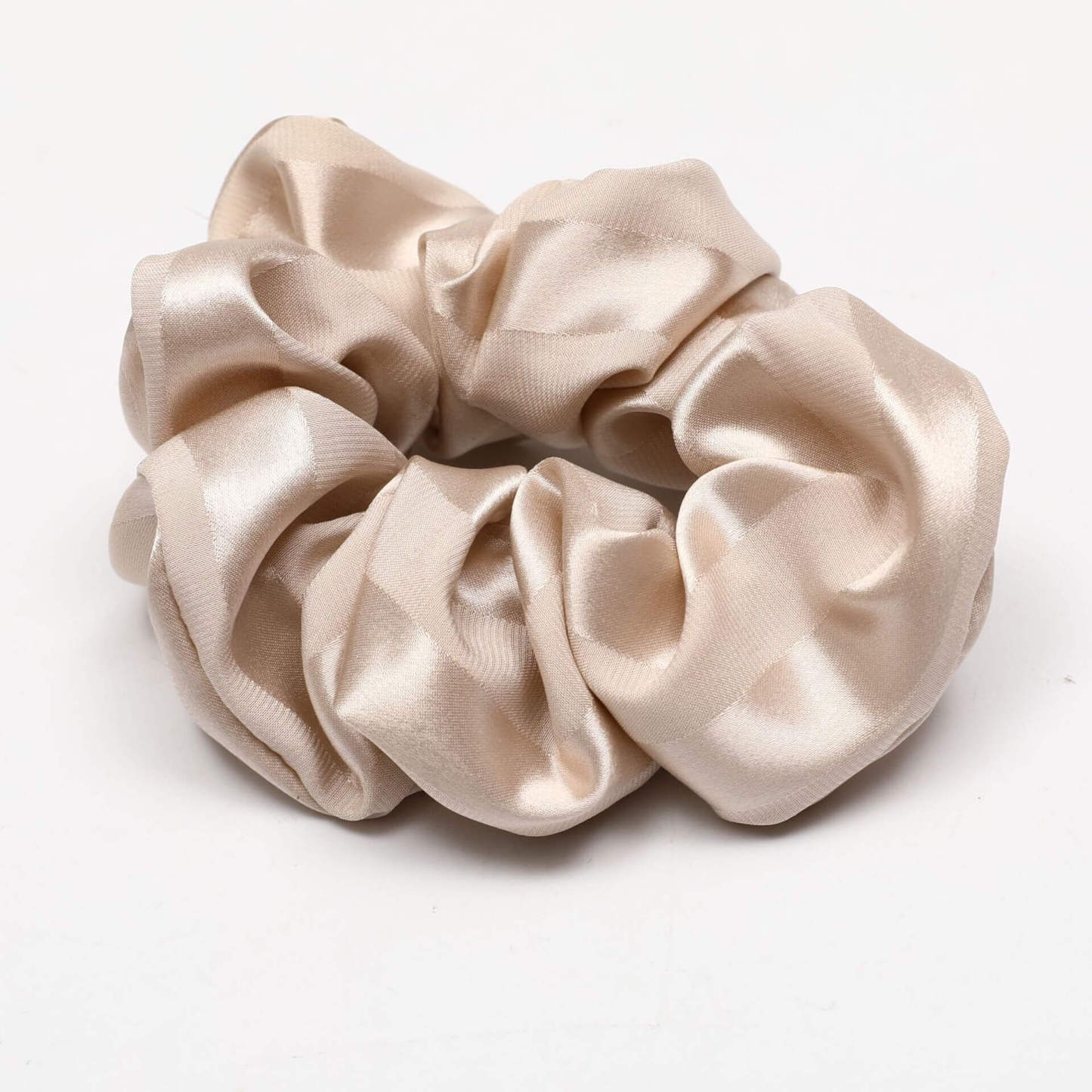 22Momme 4cm Seiden Haargummi mit Streifen – 3er Set