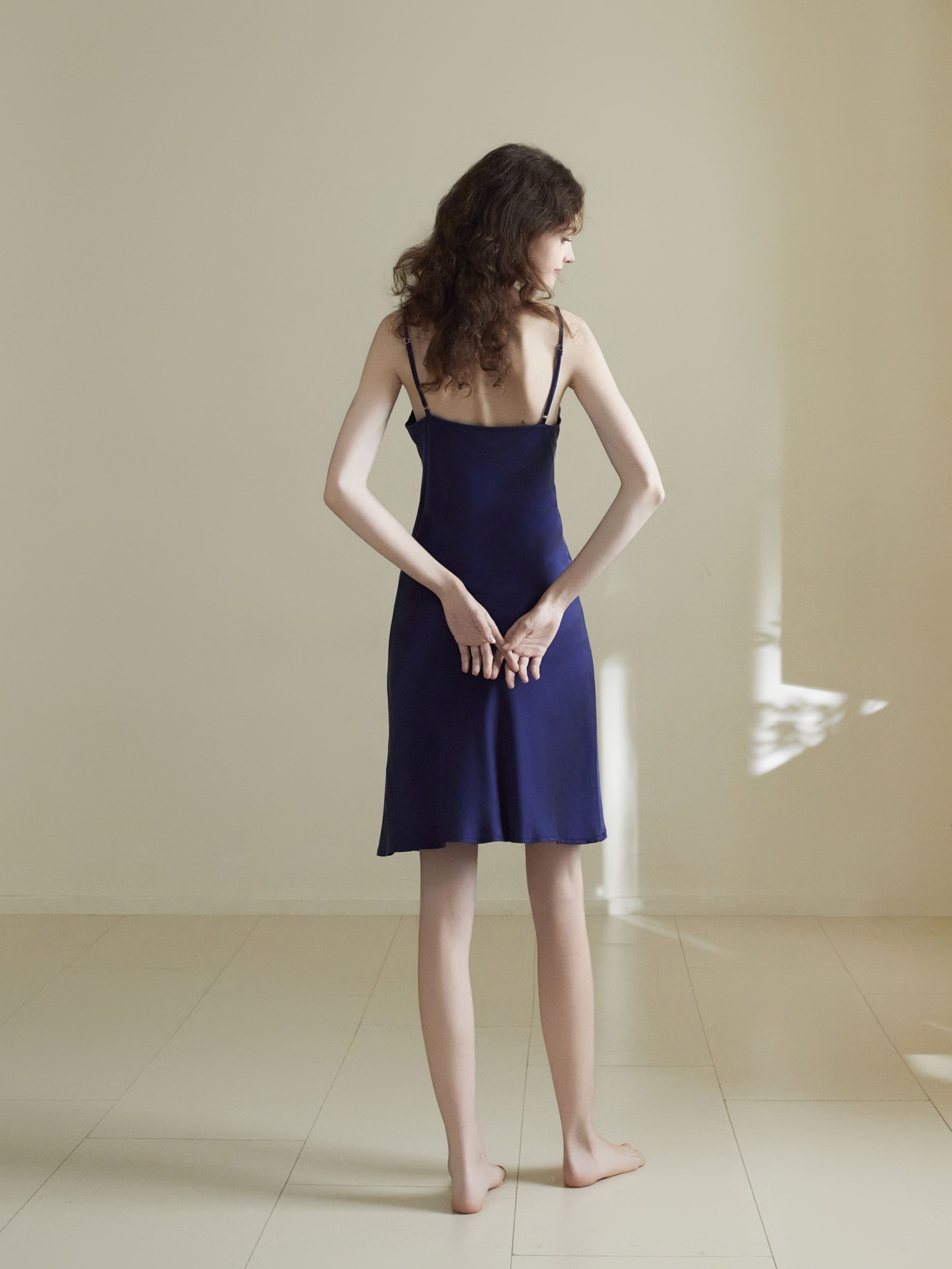 19Momme Sandwich Seiden Camisole Rock